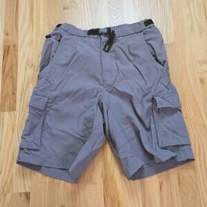 Columbia men's gray cargo shorts, size small